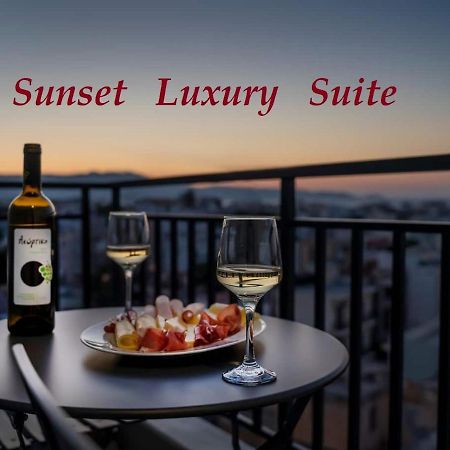 Sunset Luxury Suite - Rooftop Apartment In The City Center Ираклион Экстерьер фото