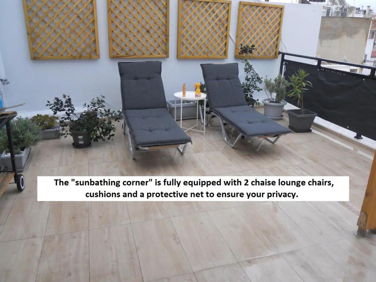 Sunset Luxury Suite - Rooftop Apartment In The City Center Ираклион Экстерьер фото