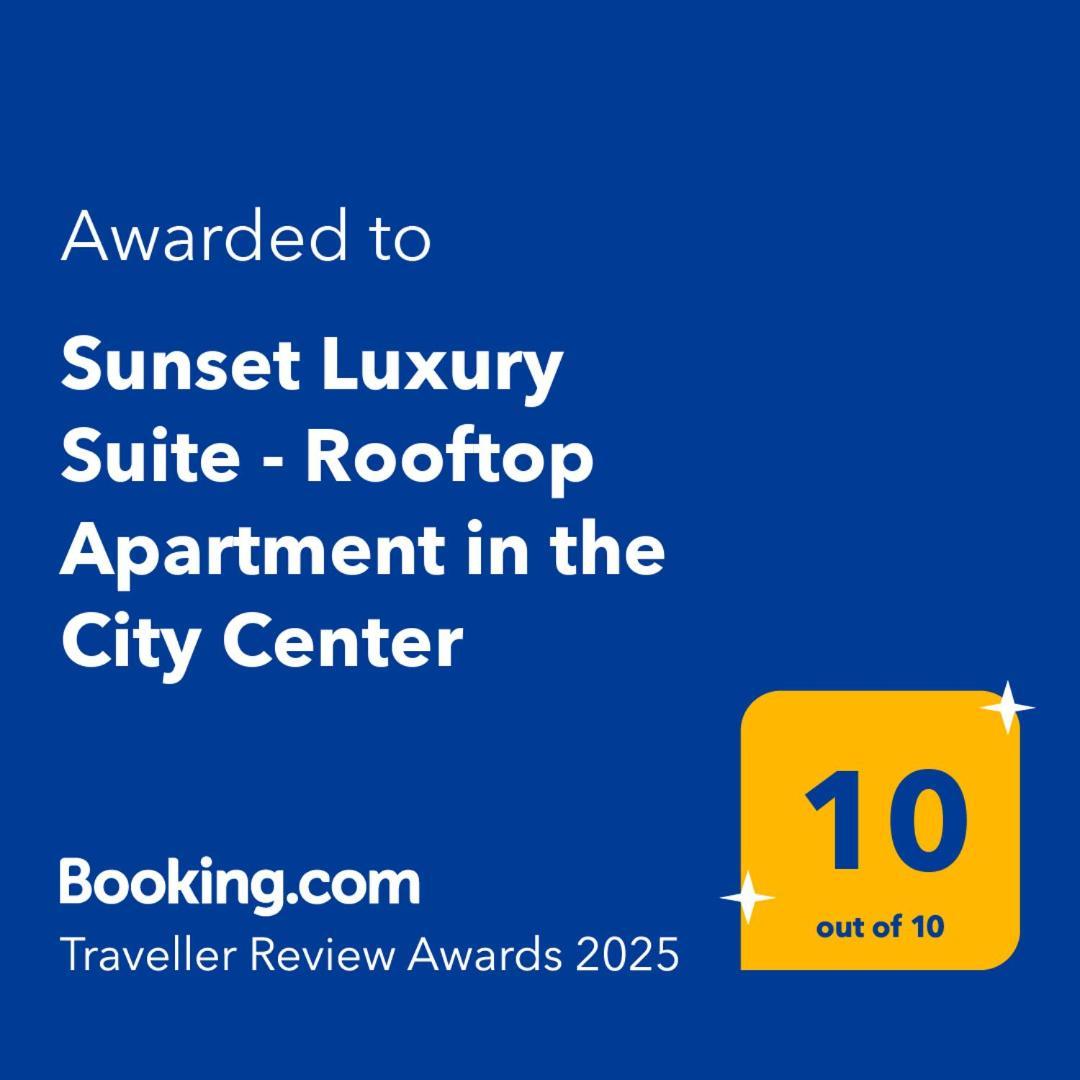 Sunset Luxury Suite - Rooftop Apartment In The City Center Ираклион Экстерьер фото
